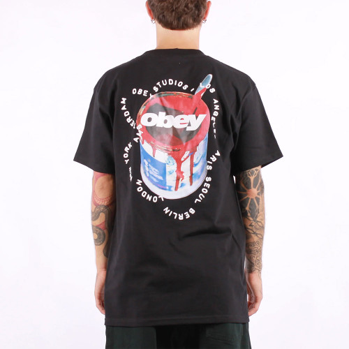 Obey Ανδρική κοντομάνικη μπλούζα Real Spill Tee